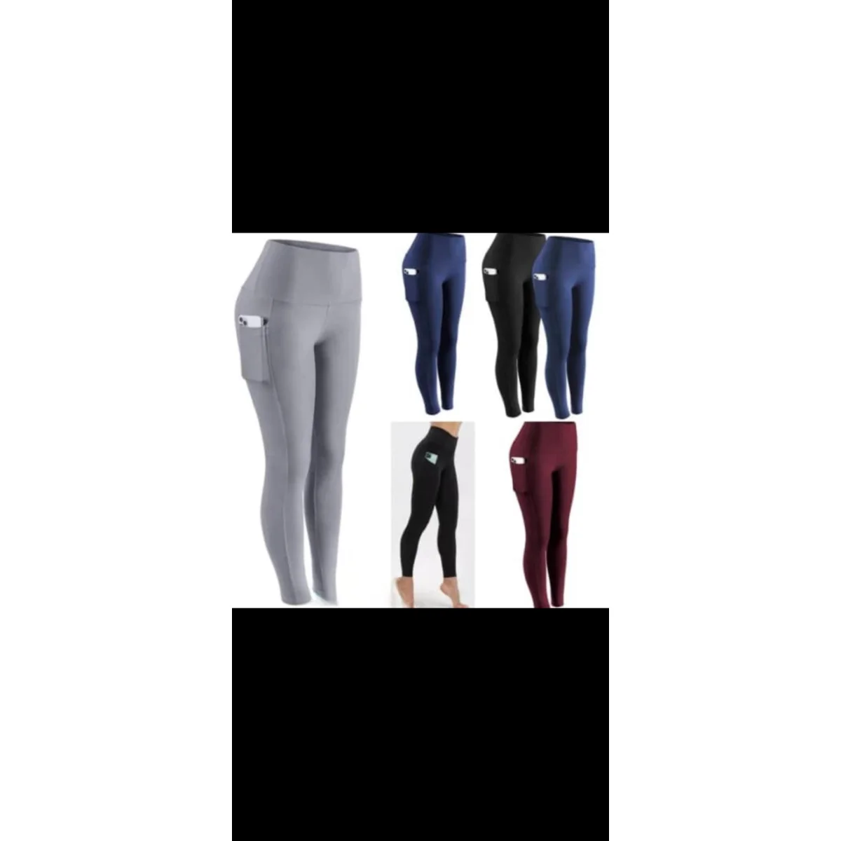 Side pocket ladies' leggings